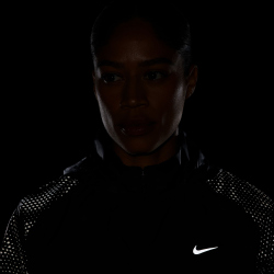 NIKE Tempo Repel Flash Laufjacke Damen 010 - black/reflective silv M