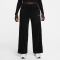 NIKE Sportswear Club Fleece Cozy Mid-Rise Wide Jogginghose Damen 010 - black/college grey L