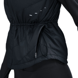 NIKE Swift Therma-FIT Laufweste Damen 010 - black/reflective silv XL