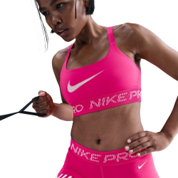 NIKE Pro 365 Mid-Waist 3" kurze Leggings Damen 666 - rush pink/pink foam/white M