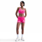 NIKE Pro 365 Mid-Waist 3" kurze Leggings Damen 666 - rush pink/pink foam/white L