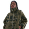 NIKE Sportswear Street Sherpajacke Damen 222 - medium olive/neutral olive/sail L