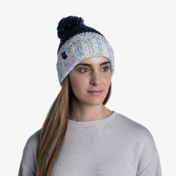 BUFF Janna Strick Bommelmütze night blue