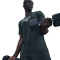 NIKE Pro Training 6" Dri-FIT Shorts Herren 390 - seaweed/black XL