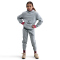 NIKE Sportswear Club Fleece Brand Energy Hoodie Kinder 063 - dk grey heather/black M (137-147 cm)