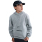 NIKE Sportswear Club Fleece Brand Energy Hoodie Kinder 063 - dk grey heather/black M (137-147 cm)