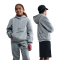 NIKE Sportswear Club Fleece Brand Energy Hoodie Kinder 063 - dk grey heather/black M (137-147 cm)