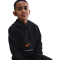 NIKE Sportswear Club Fleece Brand Energy Hoodie Kinder 010 - black/safety orange M (137-147 cm)