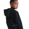 NIKE Sportswear Club Fleece Brand Energy Hoodie Kinder 010 - black/safety orange M (137-147 cm)