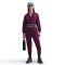 NIKE Pro Dri-FIT Fleece Jogginghose Mädchen 610 - bordeaux/bordeaux/black/white S (128-137 cm)