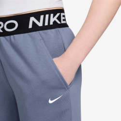 NIKE Pro Dri-FIT Fleece Jogginghose Mädchen 499 - world indigo/world indigo/black/white L (146-156 cm)