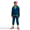 NIKE Sportswear Dri-FIT Trainingsanzug Kinder 415 - blue force/green abyss/white S (128-137 cm)