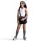 NIKE Pro Fleece Dri-FIT Shorts Mädchen 010 - black/black/black/white XS (122-128 cm)
