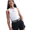 NIKE Pro Fleece Dri-FIT Shorts Mädchen 010 - black/black/black/white XS (122-128 cm)