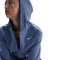 NIKE Pro Dri-FIT Fleece Hoodie Mädchen 499 - world indigo/world indigo/black/white S (128-137 cm)