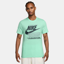 NIKE Sportswear Futura T-Shirt Herren 353 - mint foam S