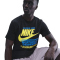 NIKE Sportswear Futura T-Shirt Herren 011 - black/lightening S