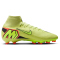 NIKE Superfly 10 Pro AG-Pro Fußballschuhe 300 - limelight/volt-hyper crimson 39