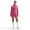 NIKE Swift Dri-FIT UV 1/2-Zip Laufshirt Damen 634 - sweet beet/reflective silv S