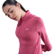 NIKE Swift Dri-FIT UV 1/2-Zip Laufshirt Damen 634 - sweet beet/reflective silv S