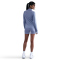 NIKE Swift Dri-FIT UV 1/2-Zip Laufshirt Damen 499 - world indigo/reflective silv XL