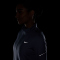 NIKE Swift Dri-FIT UV 1/2-Zip Laufshirt Damen 499 - world indigo/reflective silv XL