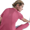 NIKE Swift Dri-FIT kurzarm Laufshirt Damen 634 - sweet beet/reflective silv S