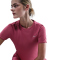 NIKE Swift Dri-FIT kurzarm Laufshirt Damen 634 - sweet beet/reflective silv S