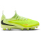 NIKE Jr. Phantom 6 Academy FG/MG Fußballschuhe Kinder 800 - hyper crimson/black-limelight 33