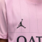 NIKE Paris Saint-Germain Academy Dri-FIT Pro kurzarm Aufwärmshirt Kinder 663 - pink foam/particle grey/off noir S (128-137 cm)