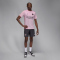 NIKE Paris Saint-Germain Academy Pro Dri-FIT kurzarm Aufwärmshirt 4th Herren 663 - pink foam/particle grey/off noir M
