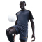 NIKE Academy Dri-FIT Fußball kurzarm Trainingsshirt Herren 491 - diffused blue/black/university gold S