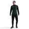 NIKE Academy Dri-FIT Fußball langarm Trainingsshirt Herren 390 - seaweed/black/limelight XL