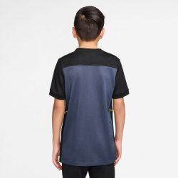 NIKE Academy 25 Dri-FIT kurzarm Trainingsshirt Kinder 491 - diffused blue/black/university gold XL (158-170 cm)