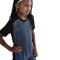 NIKE Academy 25 Dri-FIT kurzarm Trainingsshirt Kinder 491 - diffused blue/black/university gold XL (158-170 cm)