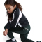 NIKE Air Fleece Jogginghose Kinder 390 - seaweed/black/white M (137-147 cm)