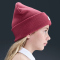 NIKE PEAK Beanie Kinder 634 - sweet beet/white