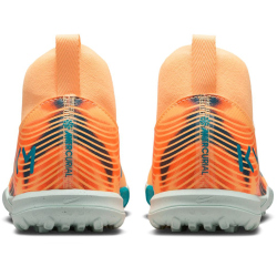 NIKE Jr. Mercurial Superfly 10 Academy Kylian Mbappé TF Multinocken-Fußballschuhe Kinder 801 - melon tint/neo turq-igloo 34