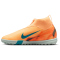 NIKE Jr. Mercurial Superfly 10 Academy Kylian Mbappé TF Multinocken-Fußballschuhe Kinder 801 - melon tint/neo turq-igloo 34