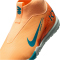 NIKE Jr. Mercurial Superfly 10 Academy Kylian Mbappé TF Multinocken-Fußballschuhe Kinder 801 - melon tint/neo turq-igloo 34