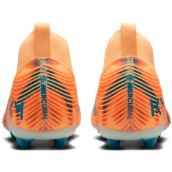 NIKE Jr. Mercurial Superfly 10 Academy Kylian Mbappé AG Fußballschuhe Kinder 801 - melon tint/neo turq-igloo 32
