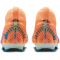 NIKE Jr. Mercurial Superfly 10 Academy Kylian Mbappé FG/MG Fußballschuhe Kinder 801 - melon tint/neo turq-igloo 32