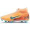 NIKE Jr. Mercurial Superfly 10 Academy Kylian Mbappé FG/MG Fußballschuhe Kinder 801 - melon tint/neo turq-igloo 32