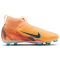 NIKE Jr. Mercurial Superfly 10 Academy Kylian Mbappé FG/MG Fußballschuhe Kinder 801 - melon tint/neo turq-igloo 32