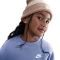 NIKE Sportswear Club Fleece Boxy Crewneck Sweatshirt Mädchen 499 - world indigo/white S (128-137 cm)