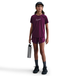 NIKE One Dri-FIT kurzarm Trainingsshirt Mädchen 610 - bordeaux/white L (146-156 cm)