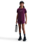 NIKE One Dri-FIT kurzarm Trainingsshirt Mädchen 610 - bordeaux/white L (146-156 cm)