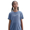 NIKE One Dri-FIT kurzarm Trainingsshirt Mädchen 499 - world indigo/white L (146-156 cm)