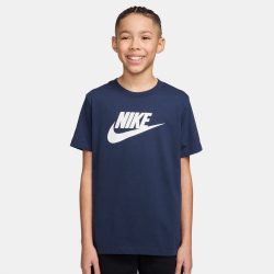 NIKE Sportswear T-Shirt Kinder 414 - midnight navy/white XL (158-170 cm)