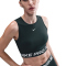 NIKE Pro 365 Dri-FIT Cropped Tanktop Damen 390 - seaweed/white M